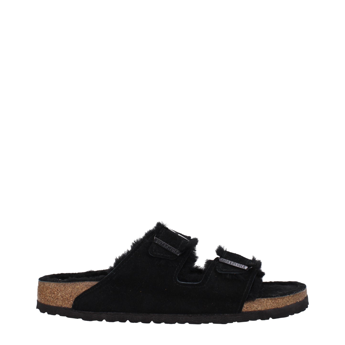 Birkenstock Sandals & Slippers Men Suede Black