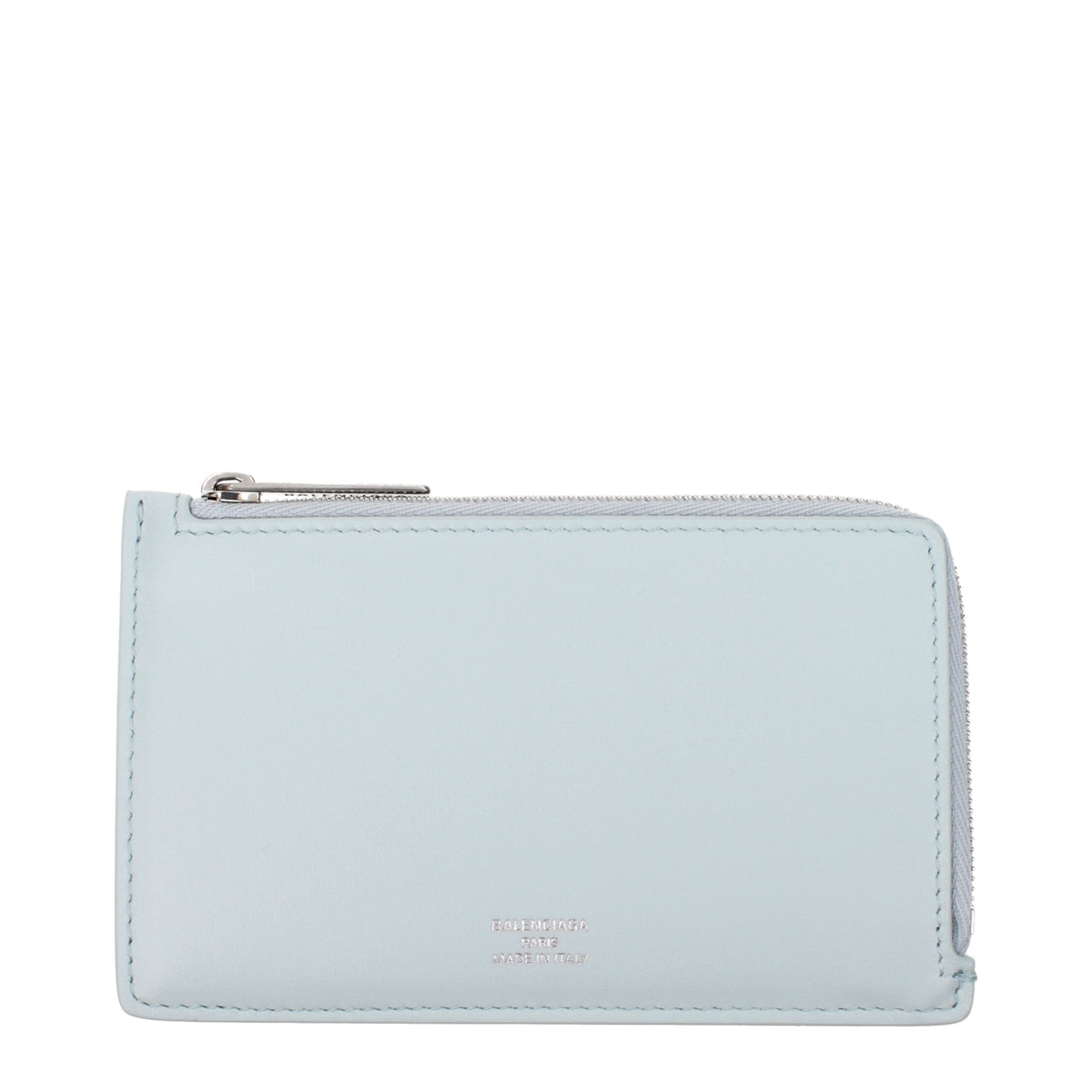 Balenciaga Coin Purses Women Leather Heavenly/Water