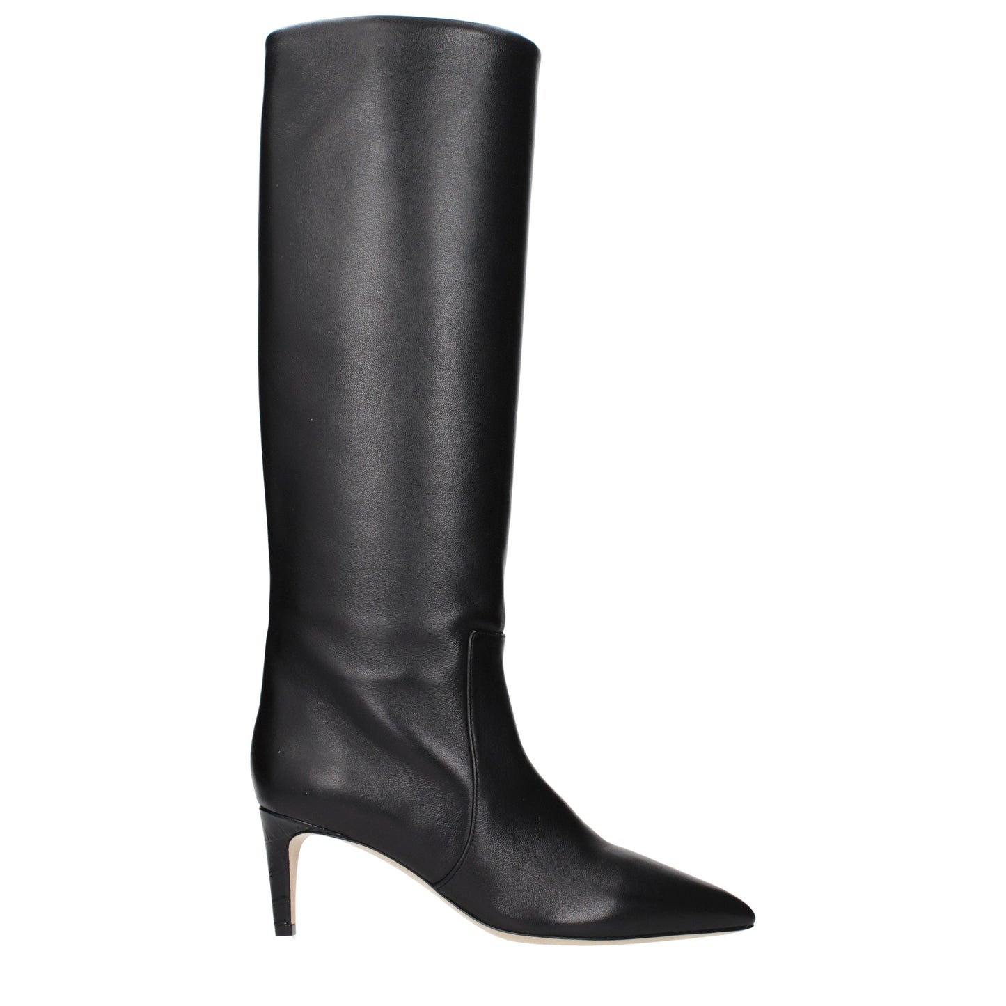Paris Texas Boots Women Leather Black