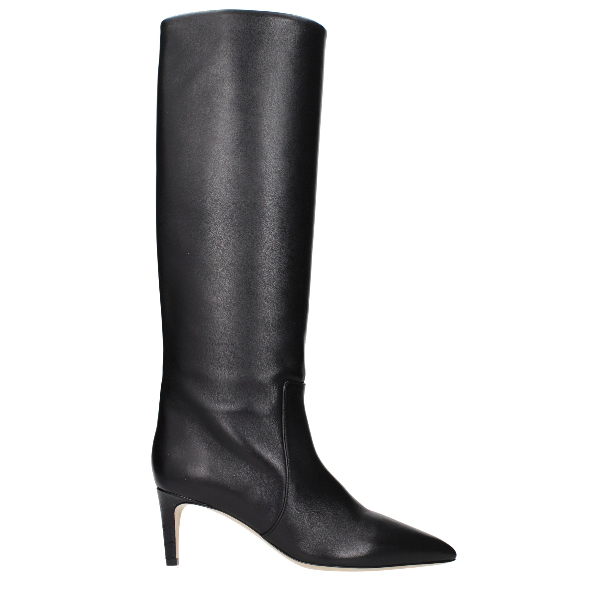 Paris Texas Boots Women Leather Black