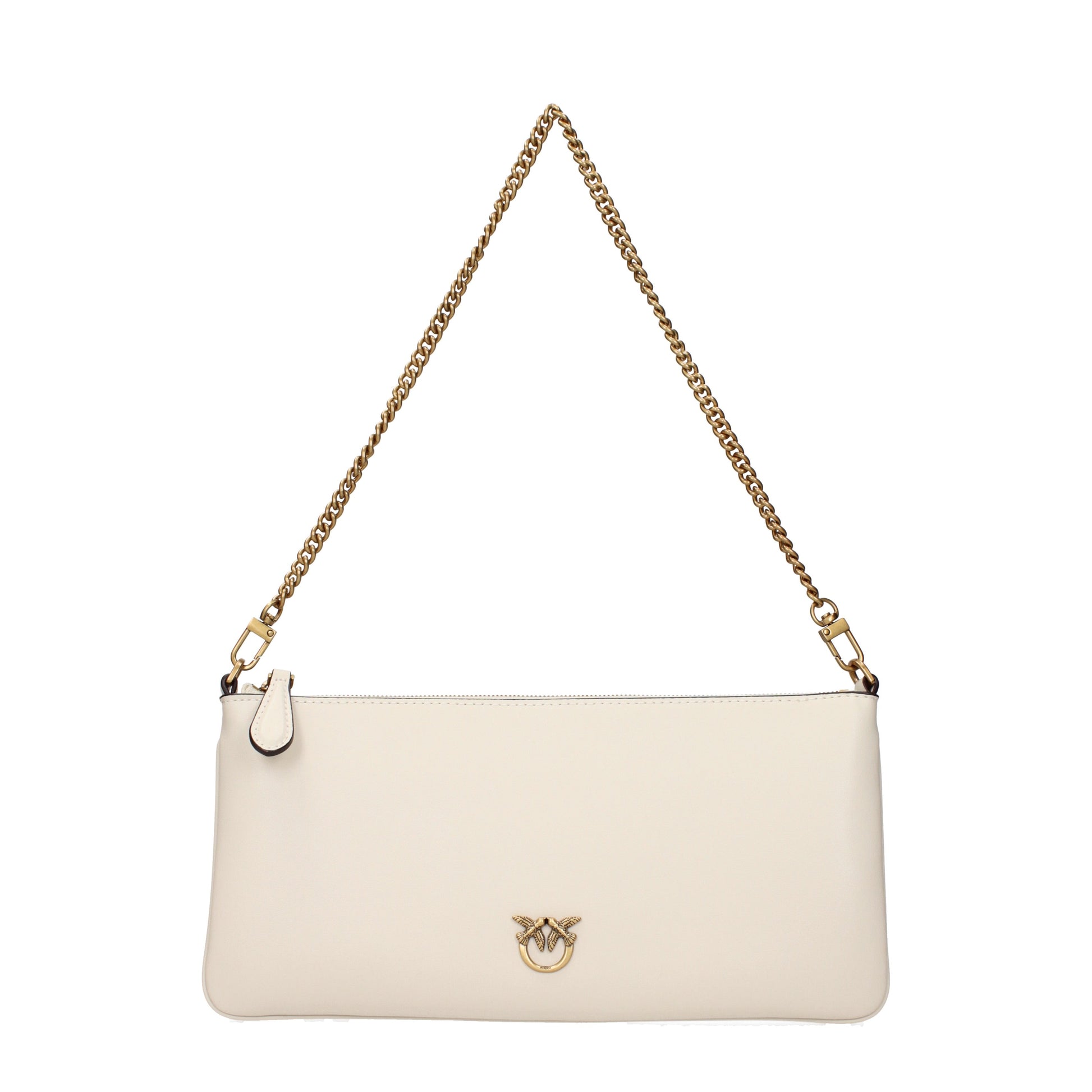 Pinko Shoulder Bags Women Leather Beige