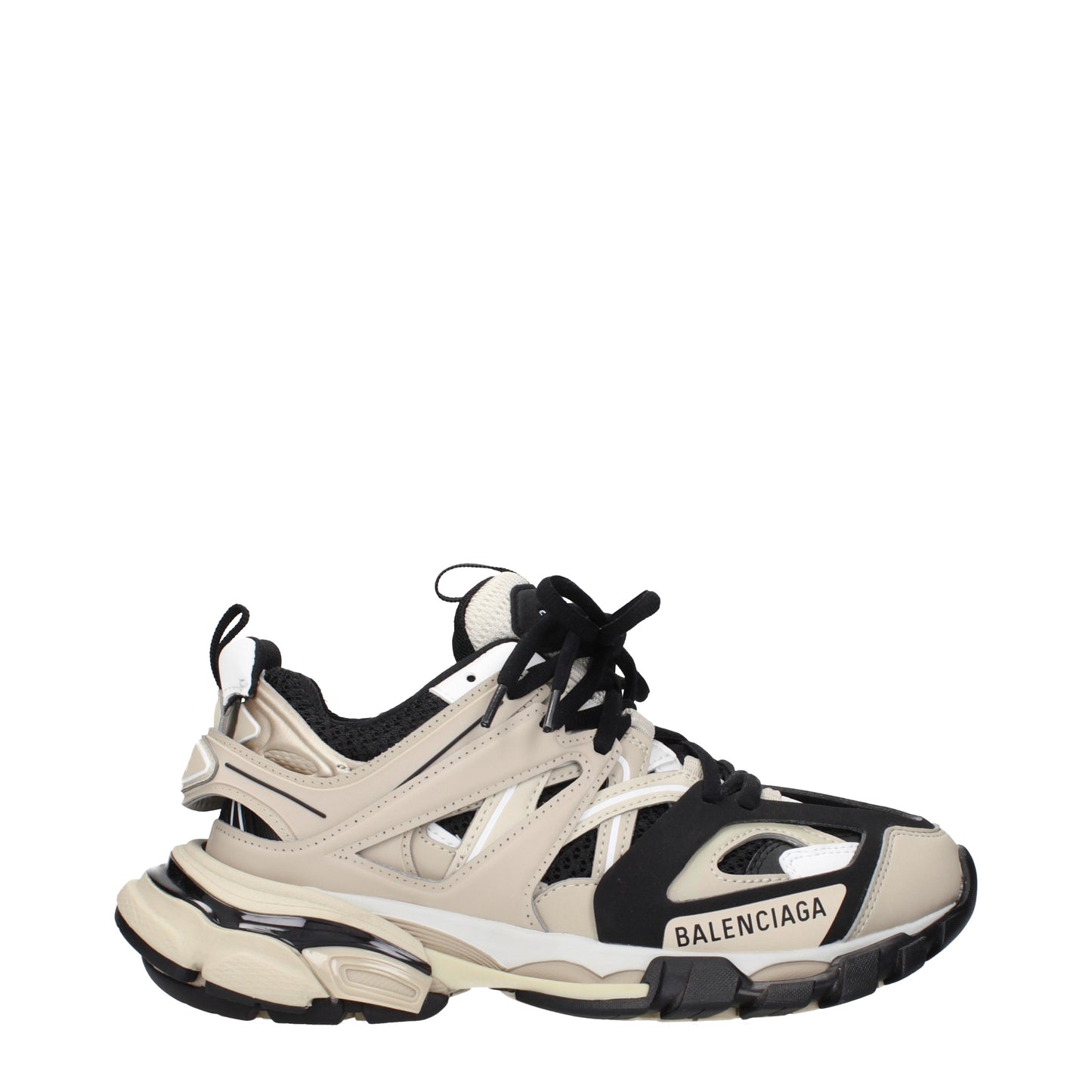 Balenciaga Sneakers Women Fabric  Beige/Black