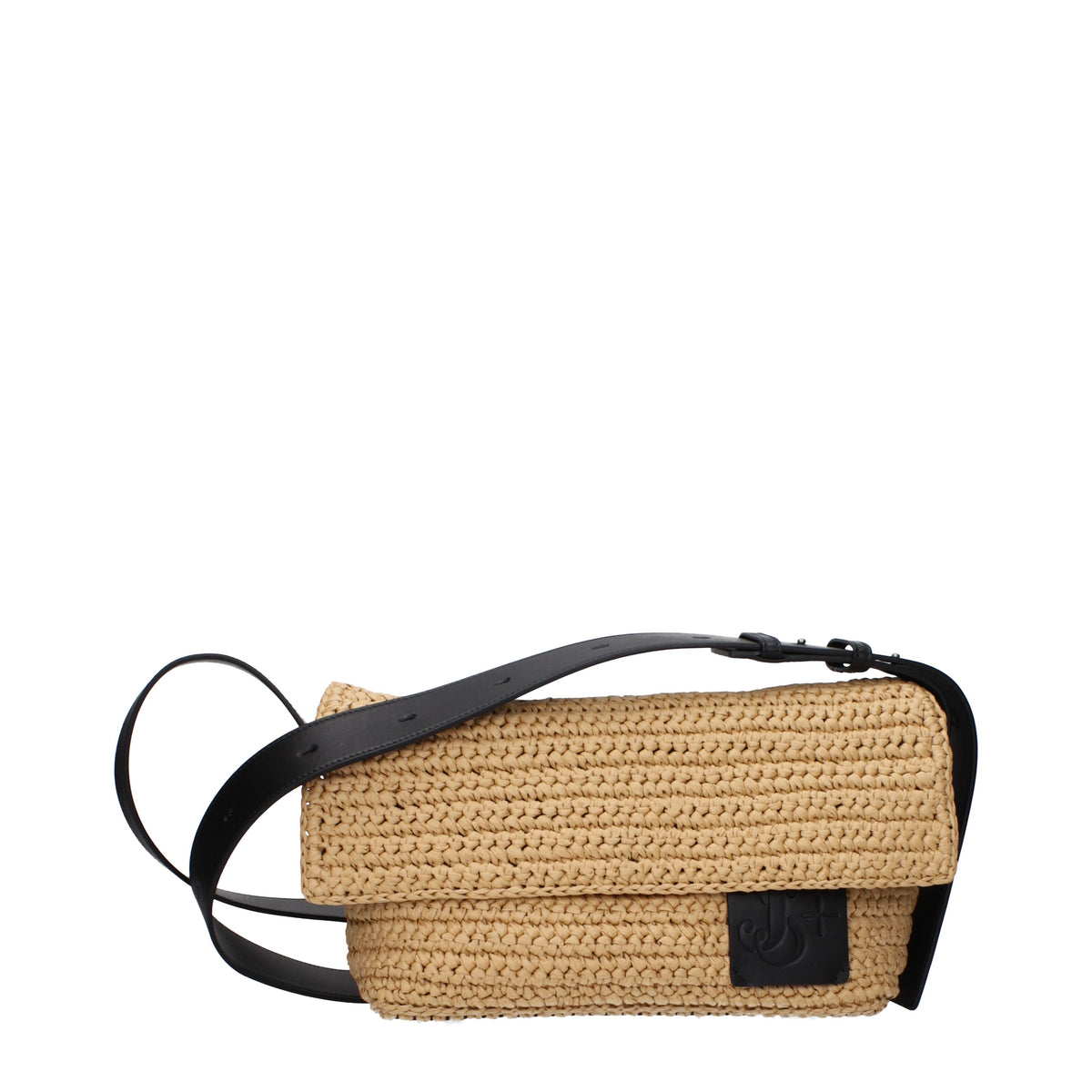 Jil Sander Crossbody Bags Women Raffia Beige/Black