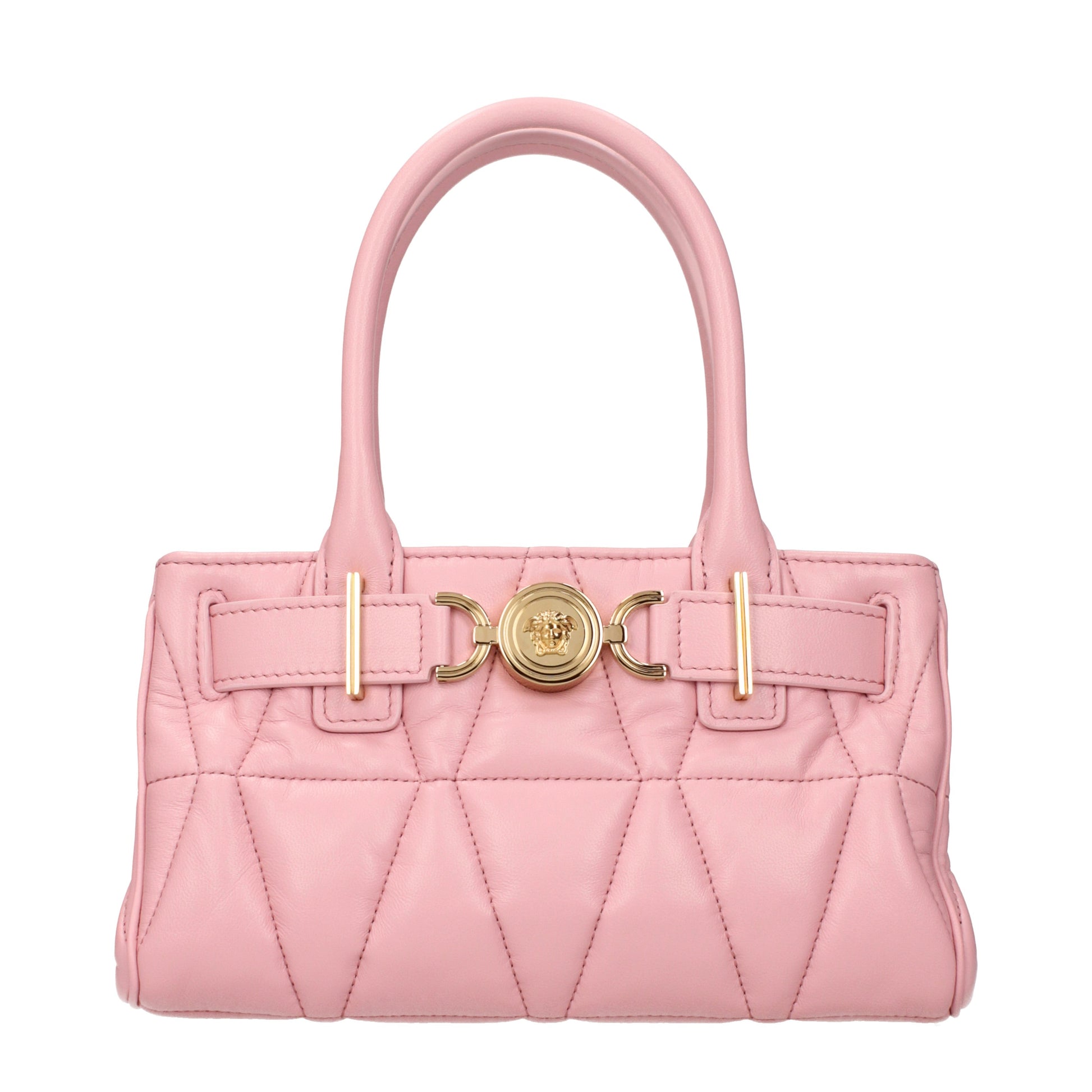 Versace Handbags Women Leather Pink