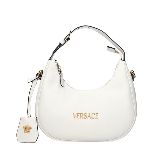 Versace Handbags Women Leather White/Porcelain
