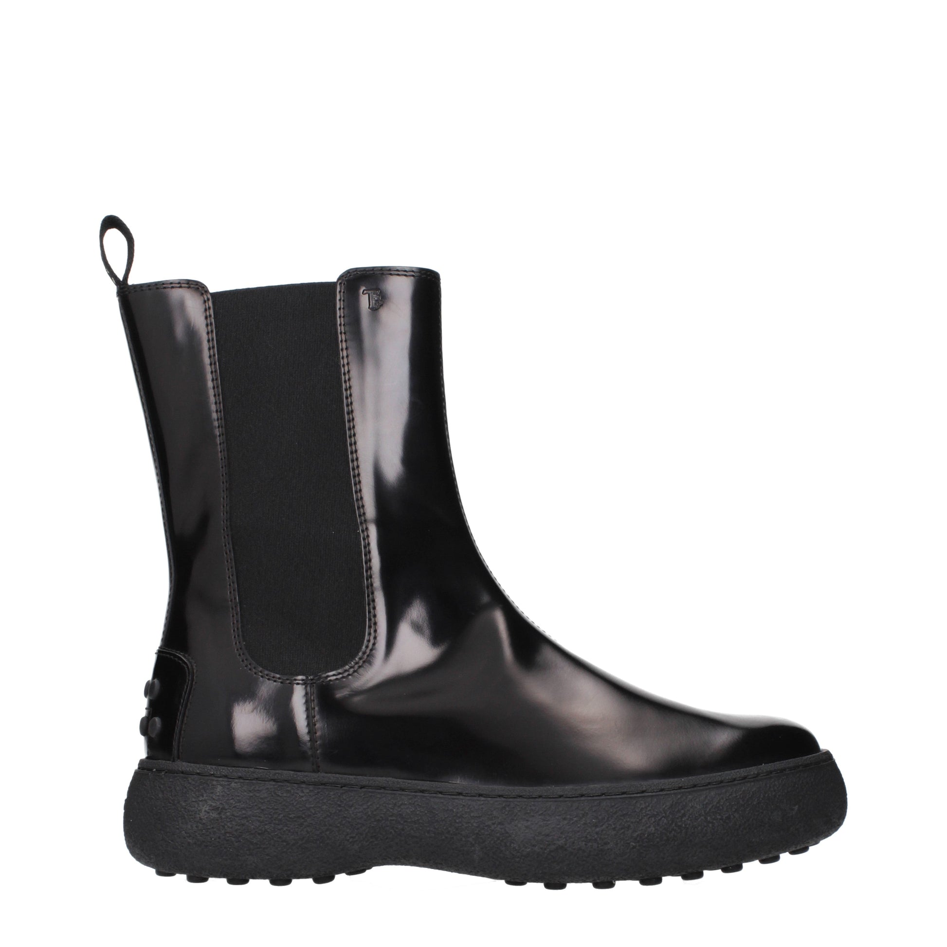 Tod's Ankle Boots Women Leather Black