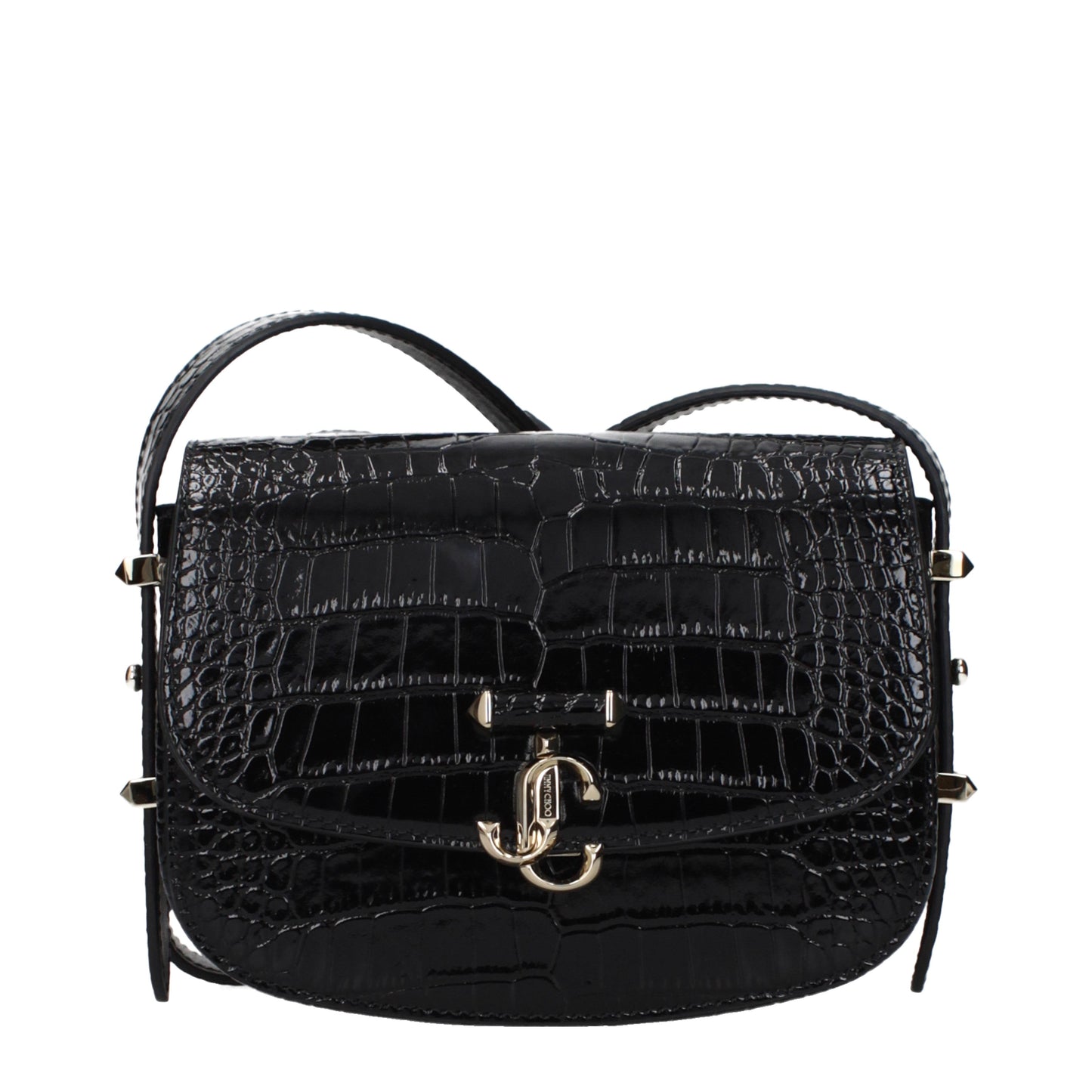 Jimmy Choo Crossbody Bags Women Leather Black