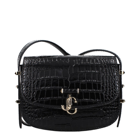 Jimmy Choo Crossbody Bags Women Leather Black