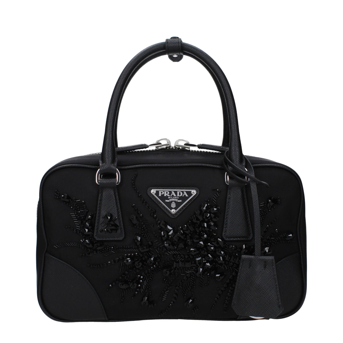 Prada Handbags Women Fabric  Black