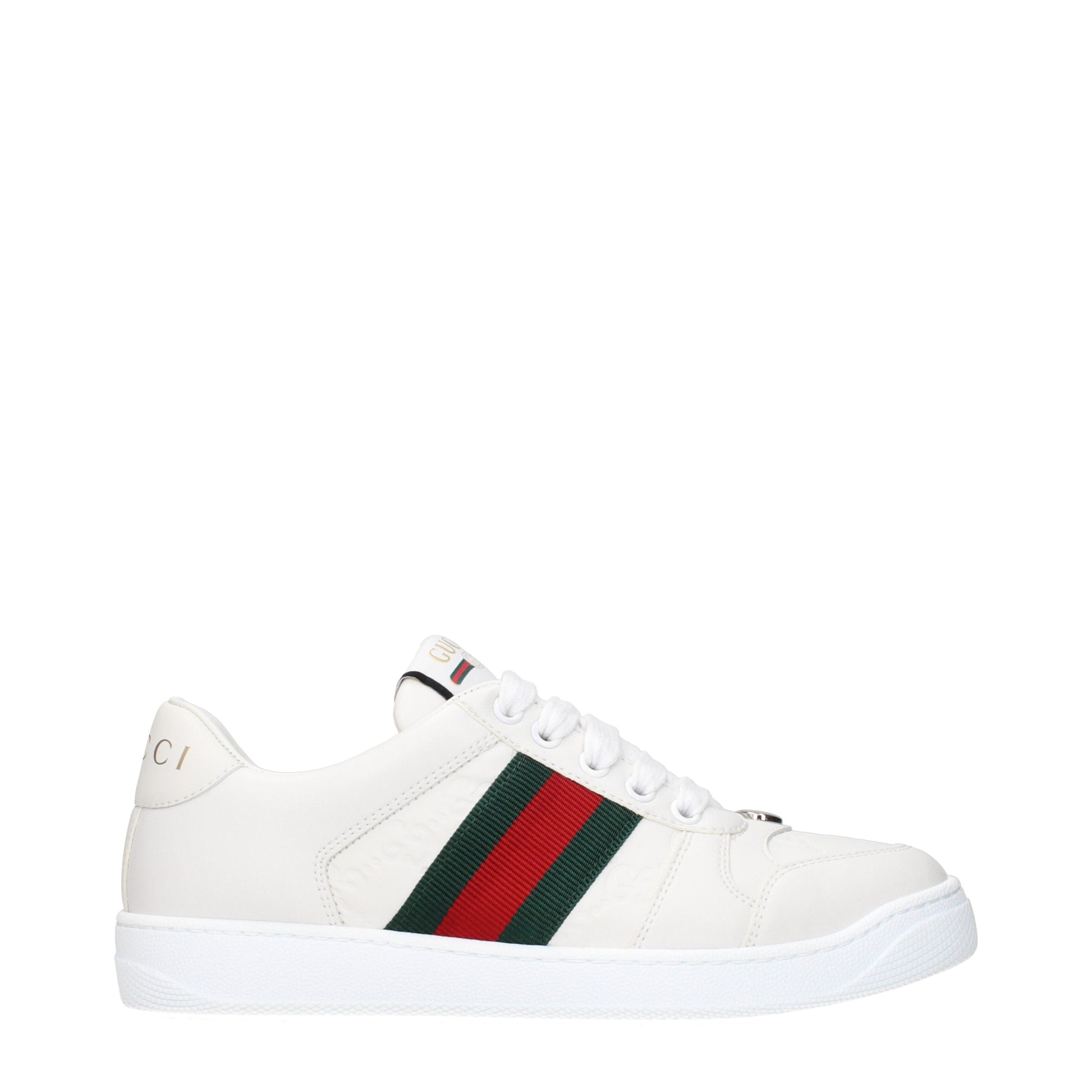 Gucci Sneakers Women Leather White