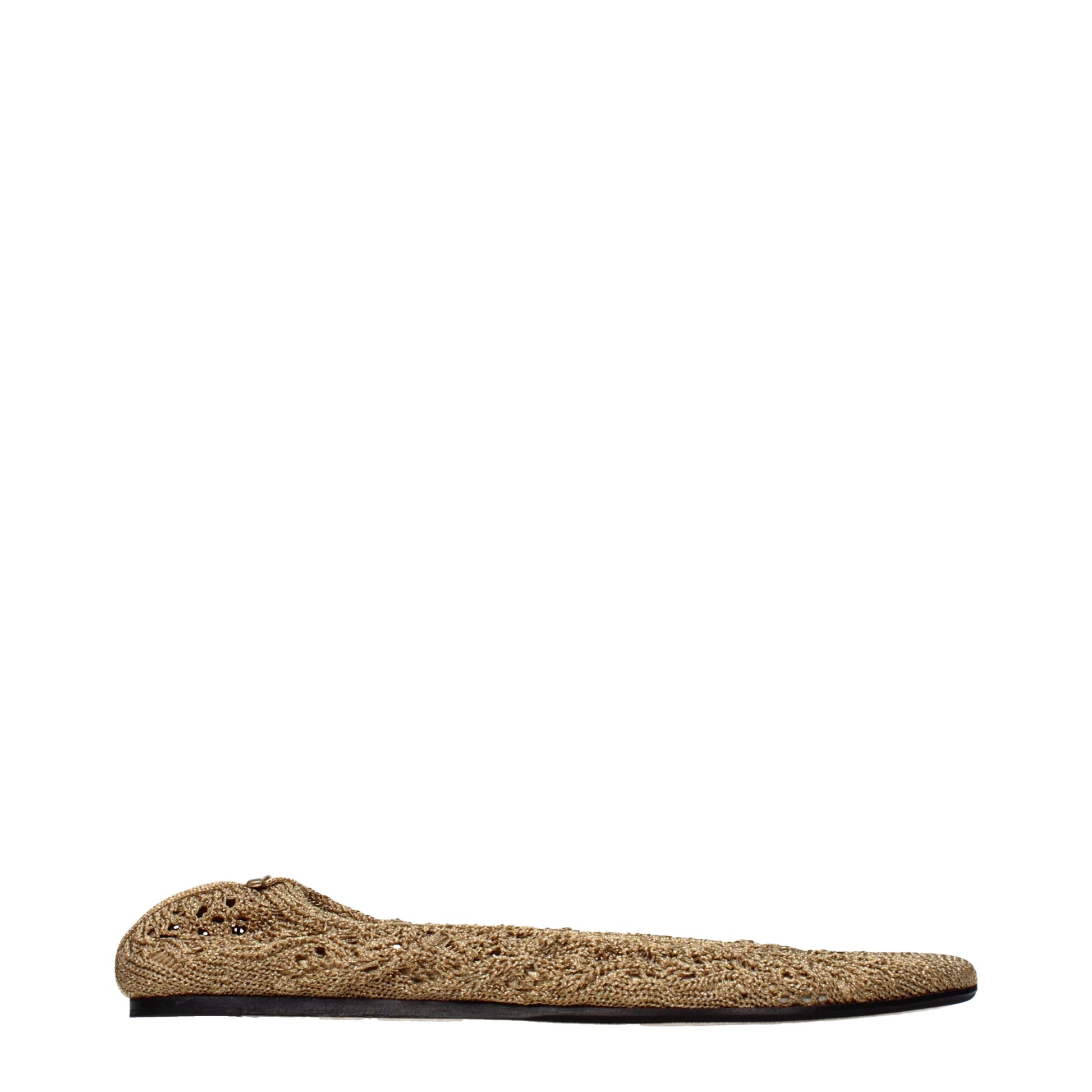 Isabel Marant Ballet Flats Women Fabric  Gold