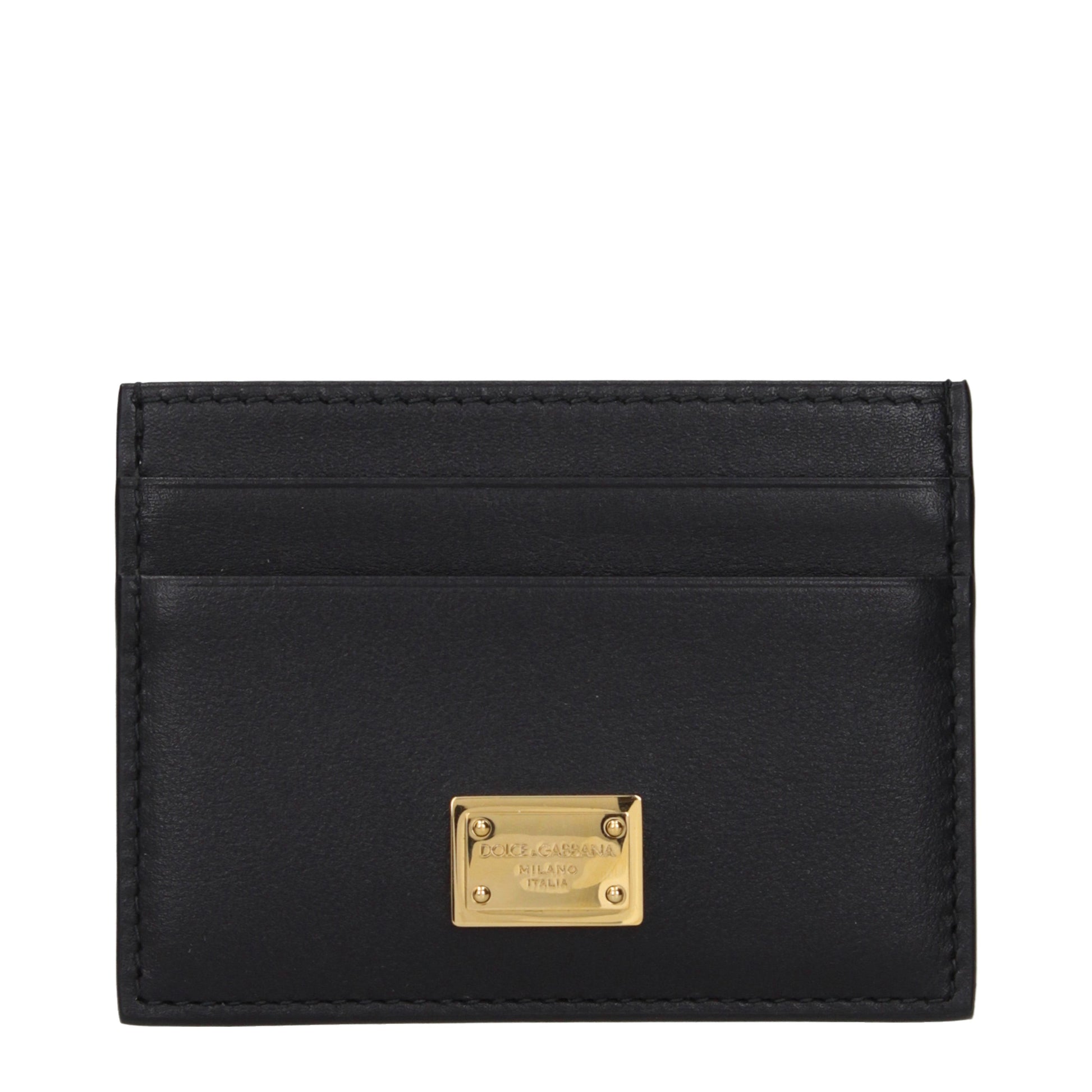 Dolce&Gabbana Document Holders Women Leather Black