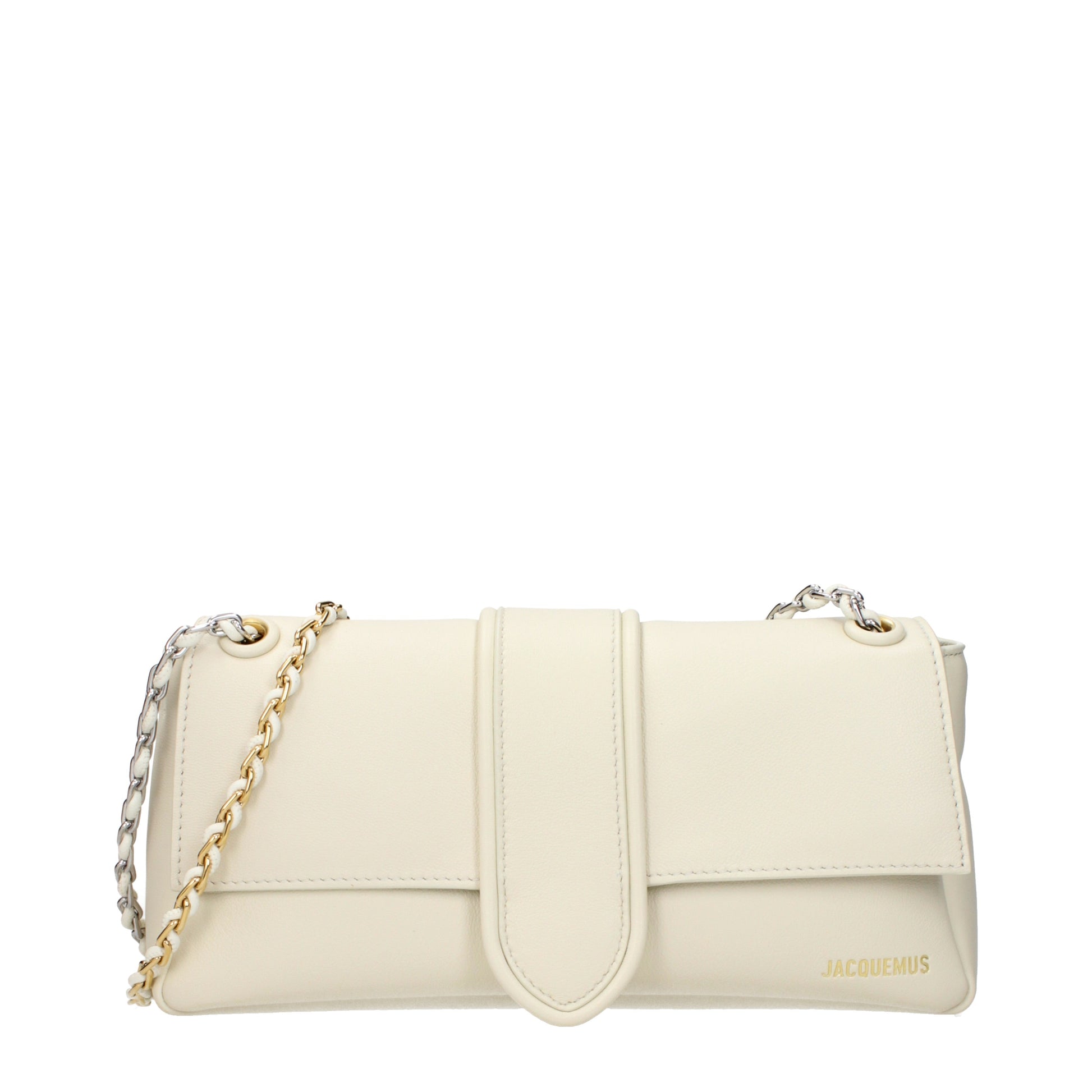 Jacquemus Shoulder Bags Women Leather Beige/Light Ivory