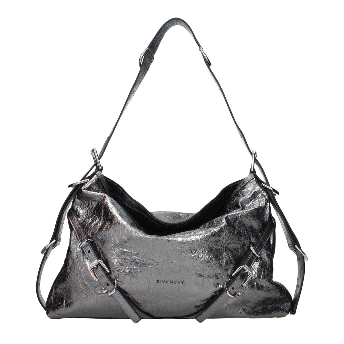 Givenchy Shoulder Bags Women Leather Silver