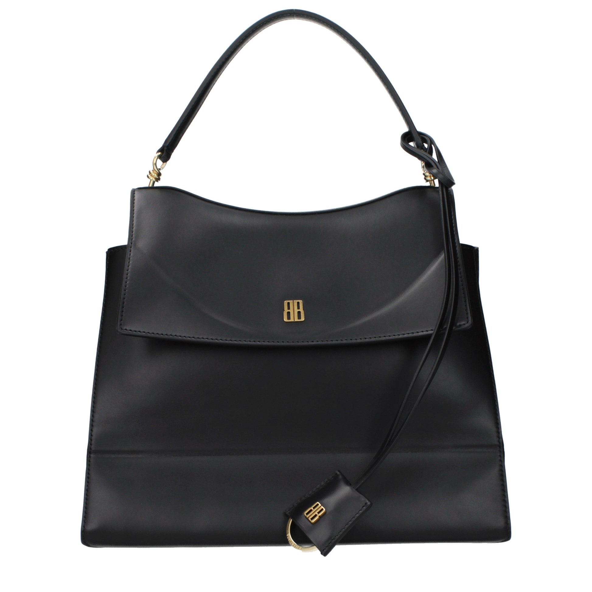 Balenciaga Handbags Women Leather Black