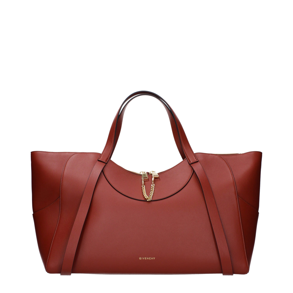Givenchy Handbags Women Leather Brown/Terracotta