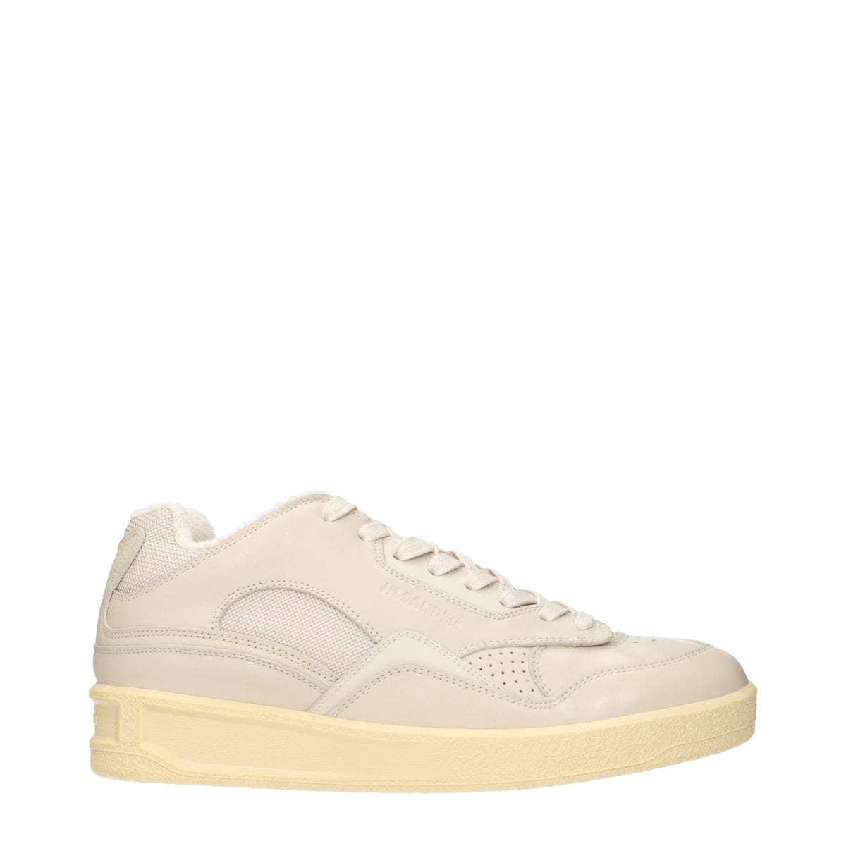 Jil Sander Sneakers Men Leather Beige/Bone