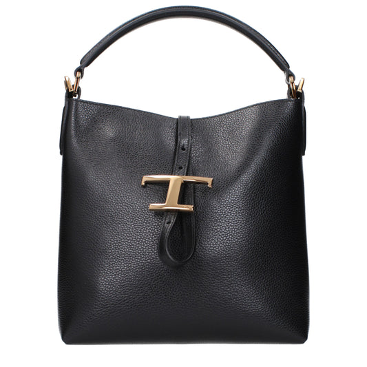 Tod's Handbags Women Leather Black