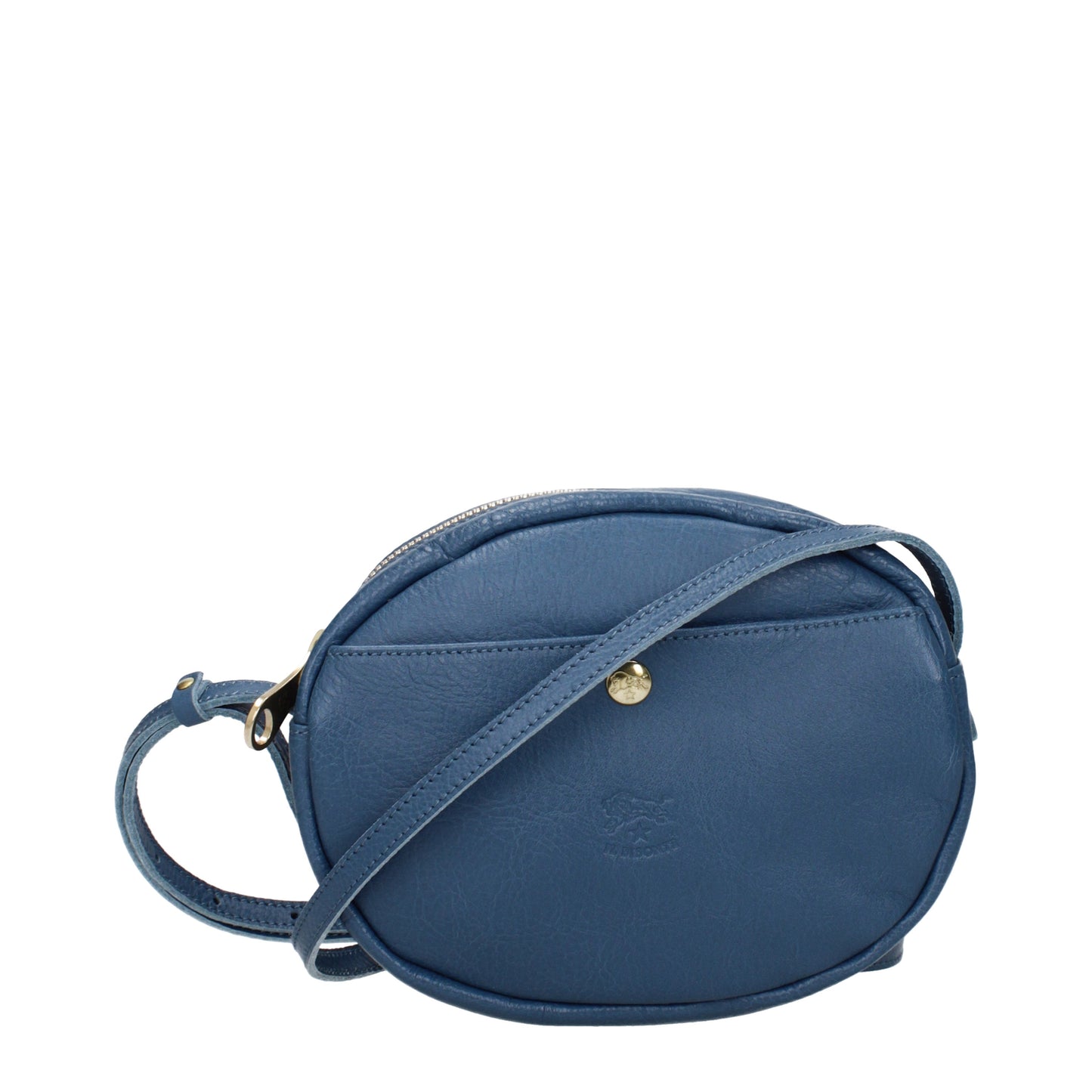 Il Bisonte Crossbody Bags Women Leather Blue/Denim