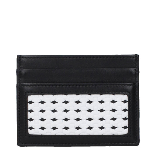 Dolce&Gabbana Document Holders Men Leather Black/White