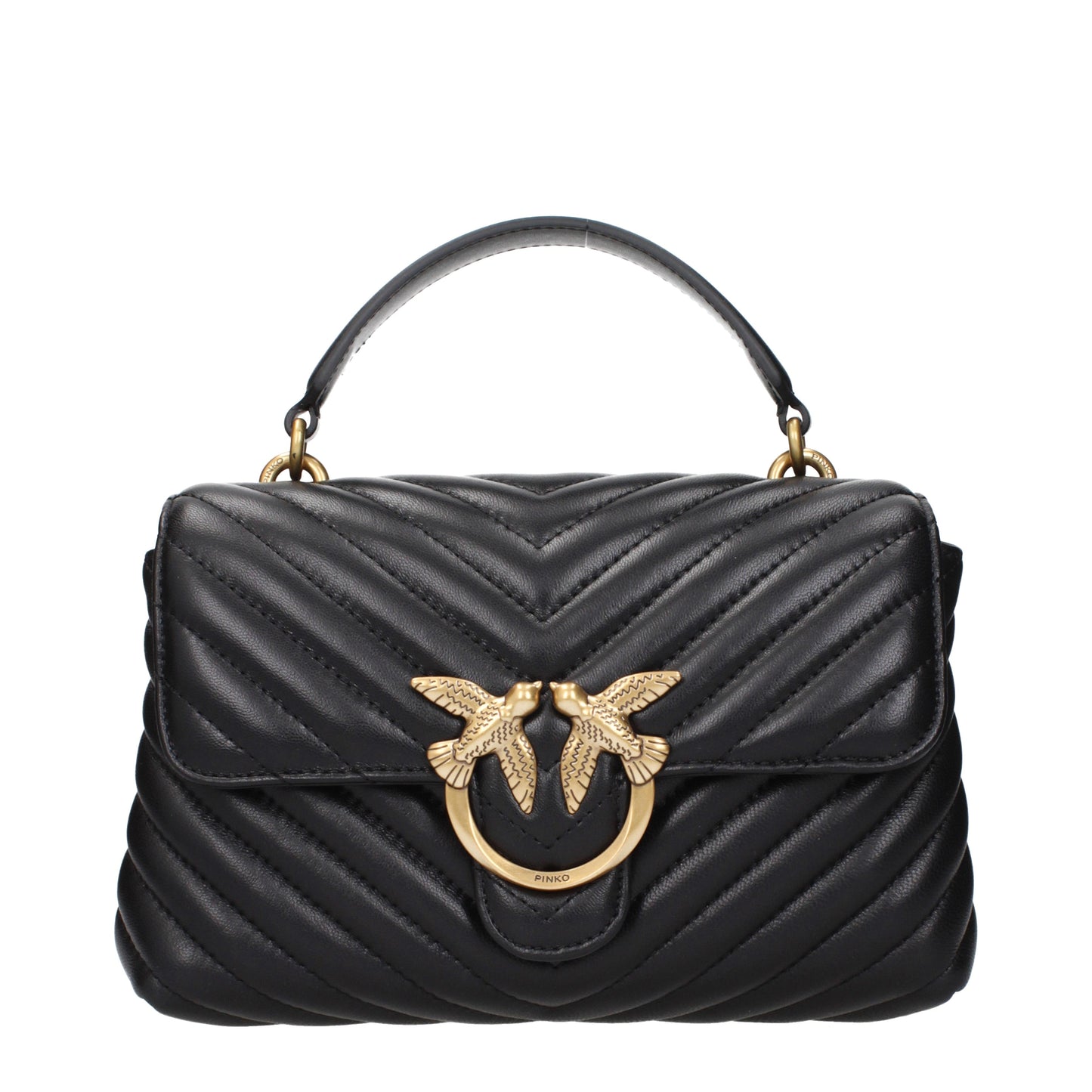 Pinko Handbags Women Leather Black