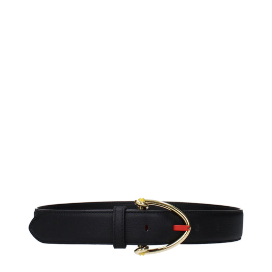Bottega Veneta Belts Women Leather Black