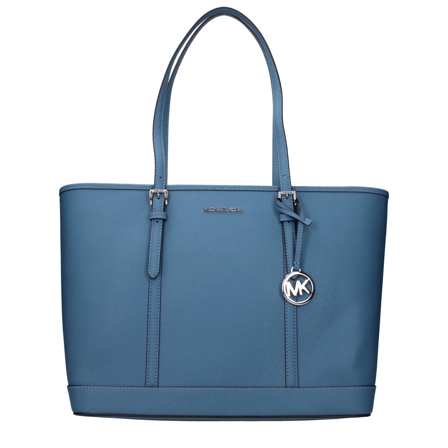 Michael Kors Shoulder Bags Women Leather Blue/Cornflower