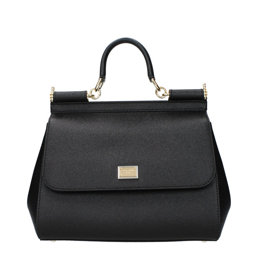 Dolce&Gabbana Handbags Women Leather Black