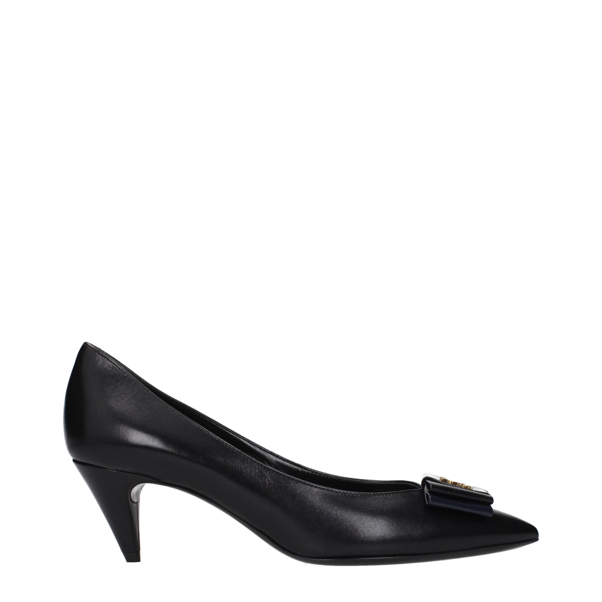 Saint Laurent Pumps Women Leather Black