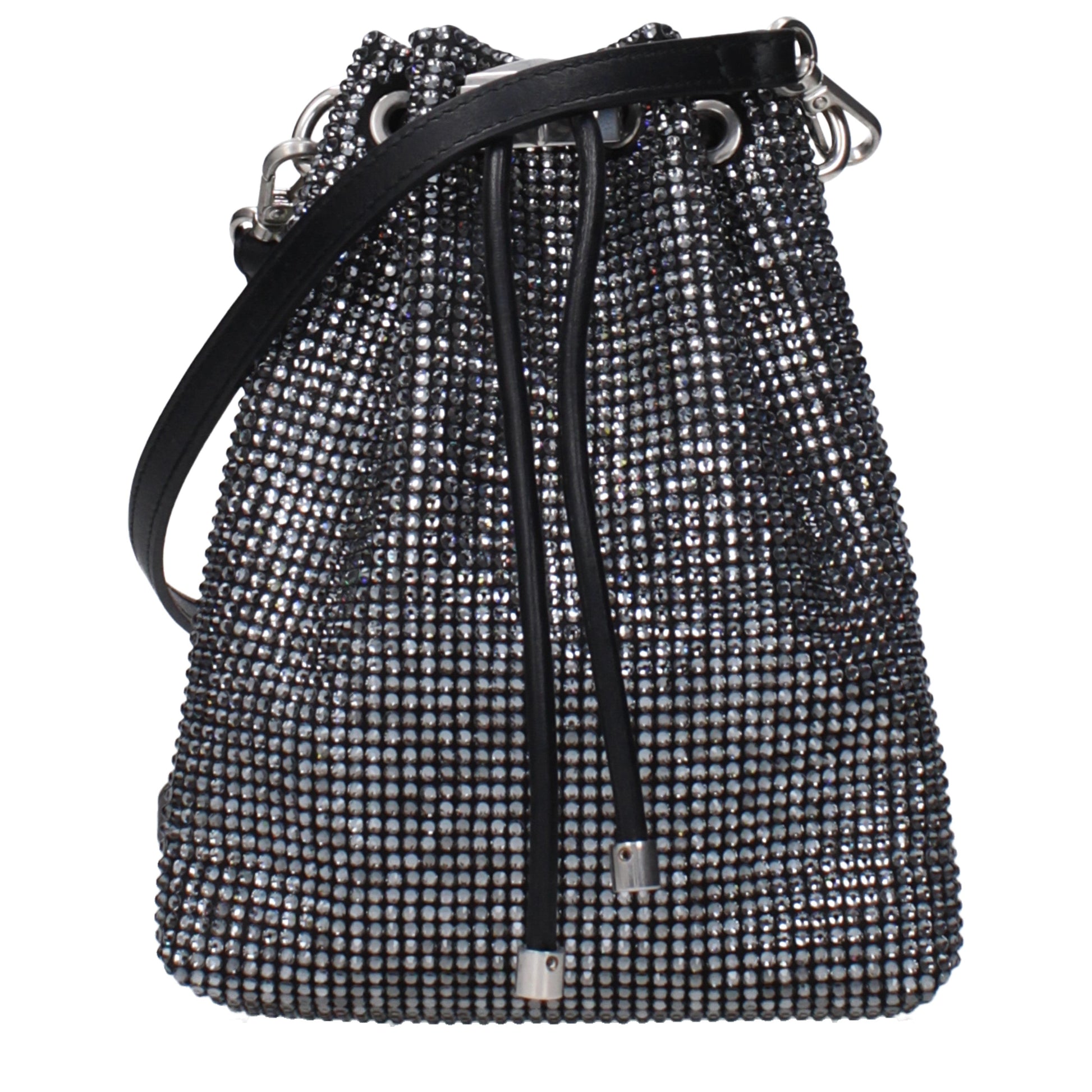 Jimmy Choo Crossbody Bags Women Satin Black