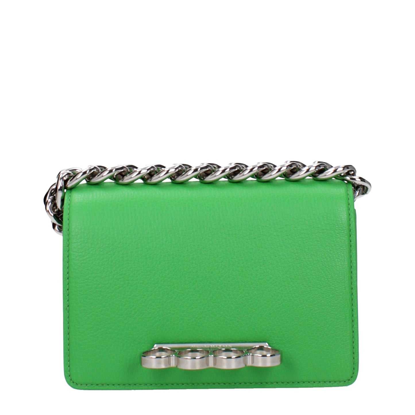 Alexander McQueen Handbags Women Leather Green/Acid Green