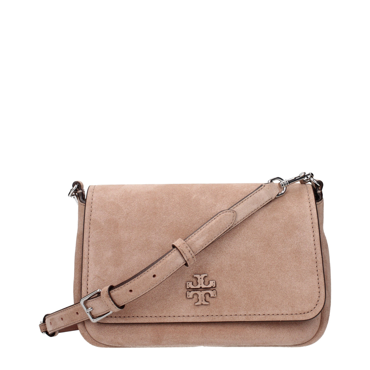 Tory Burch Crossbody Bags Women Suede Pink/Mauve