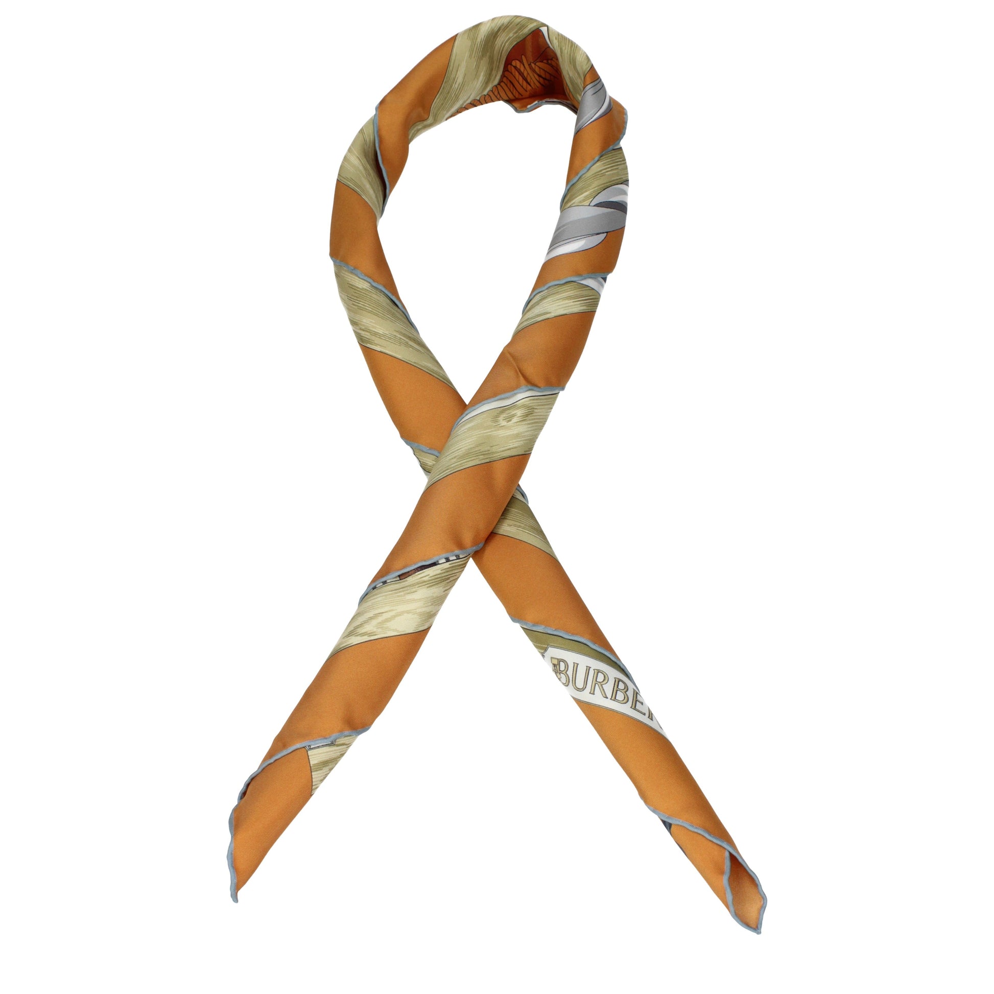 Burberry Foulards Women Silk Orange