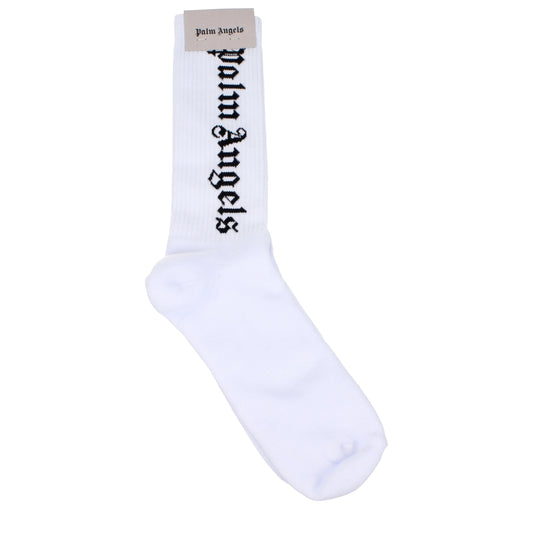 Palm Angels Socks Men Cotton White