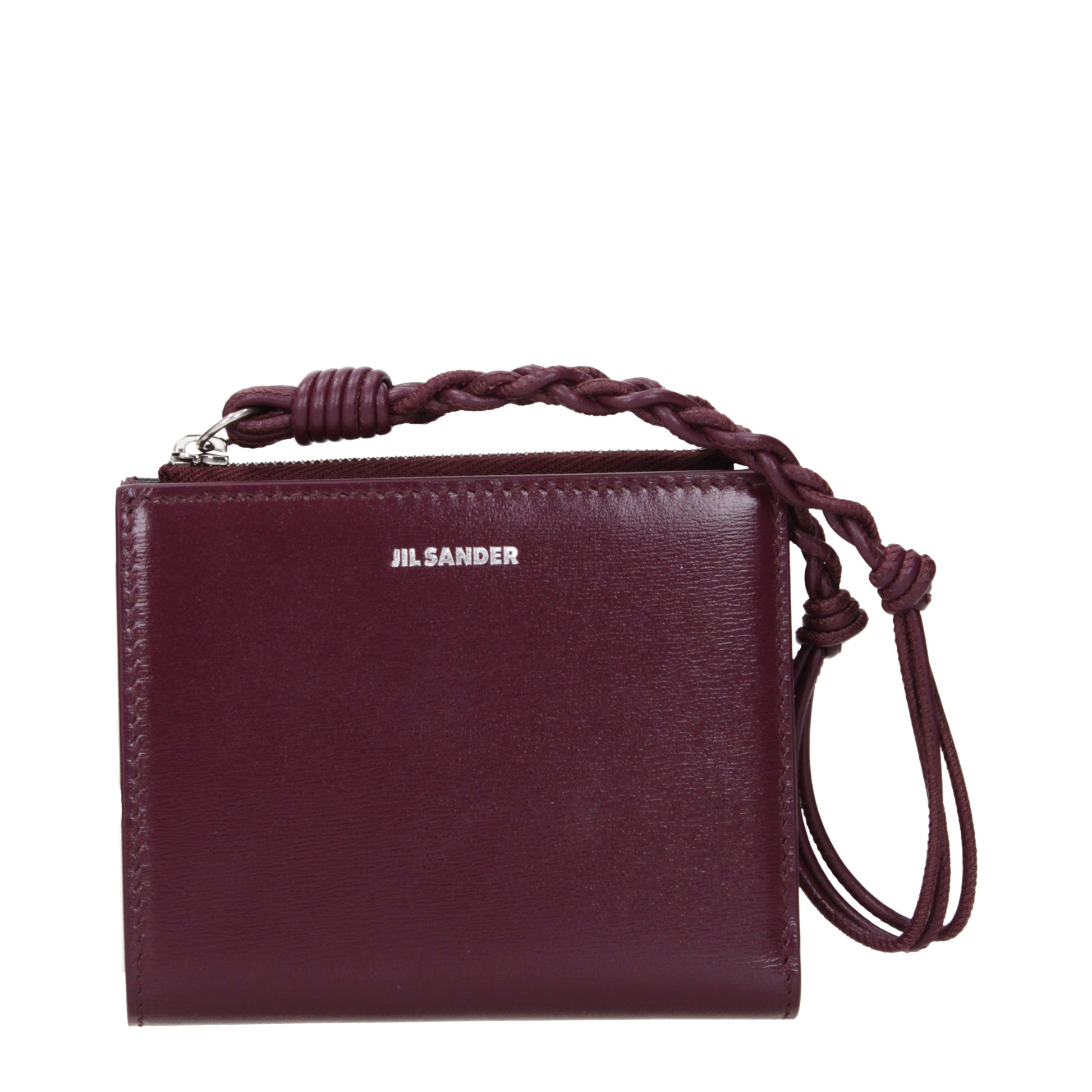 Jil Sander Wallets Women Leather Red/Dark Orchid