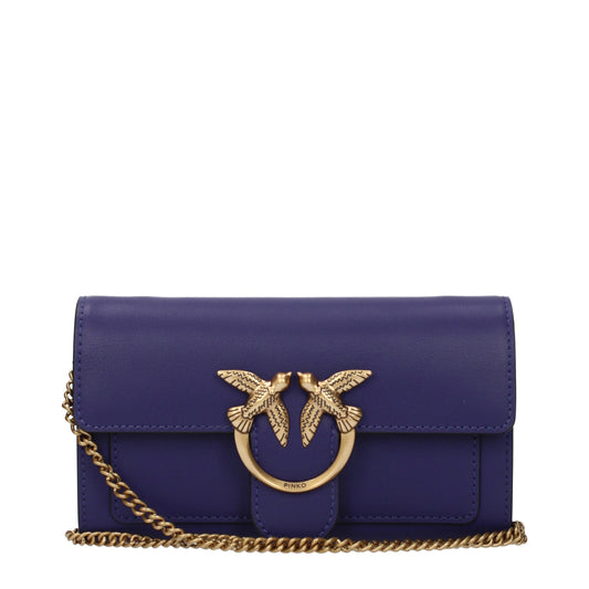 Pinko Clutches Women Leather Violet