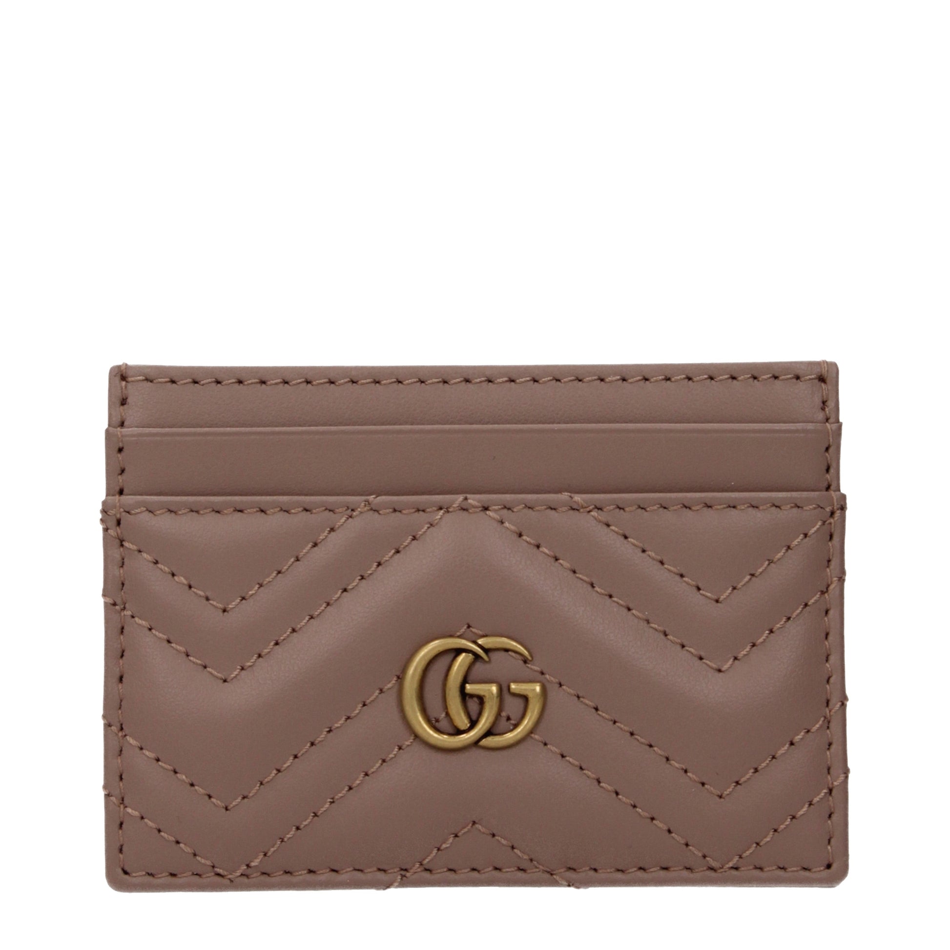 Gucci Document Holders Women Leather Pink/Naked