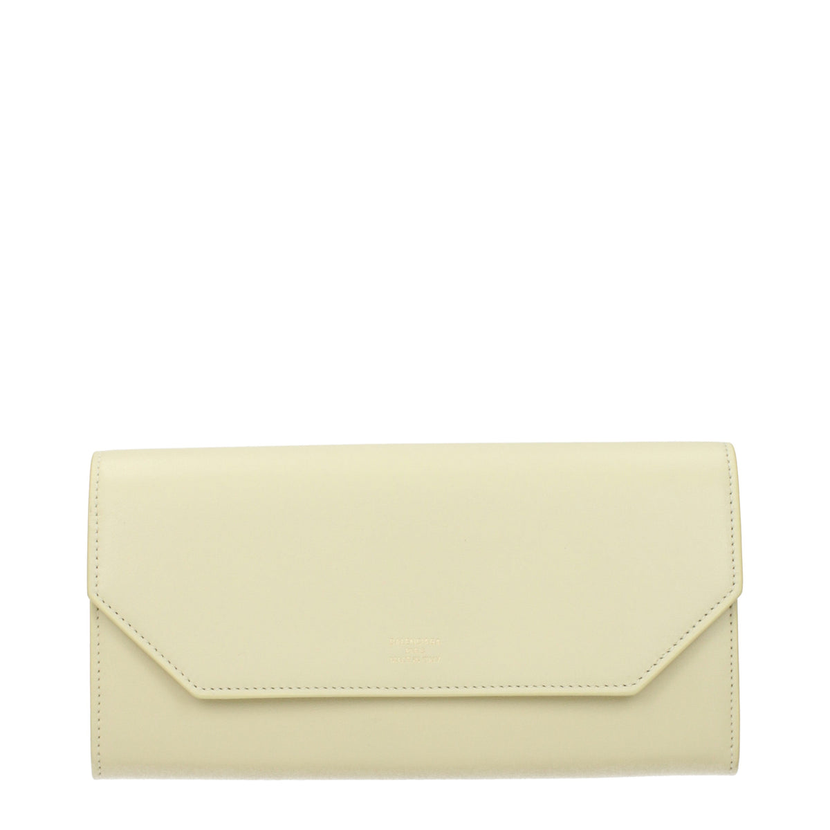 Balenciaga Wallets Women Leather Yellow/Champagne