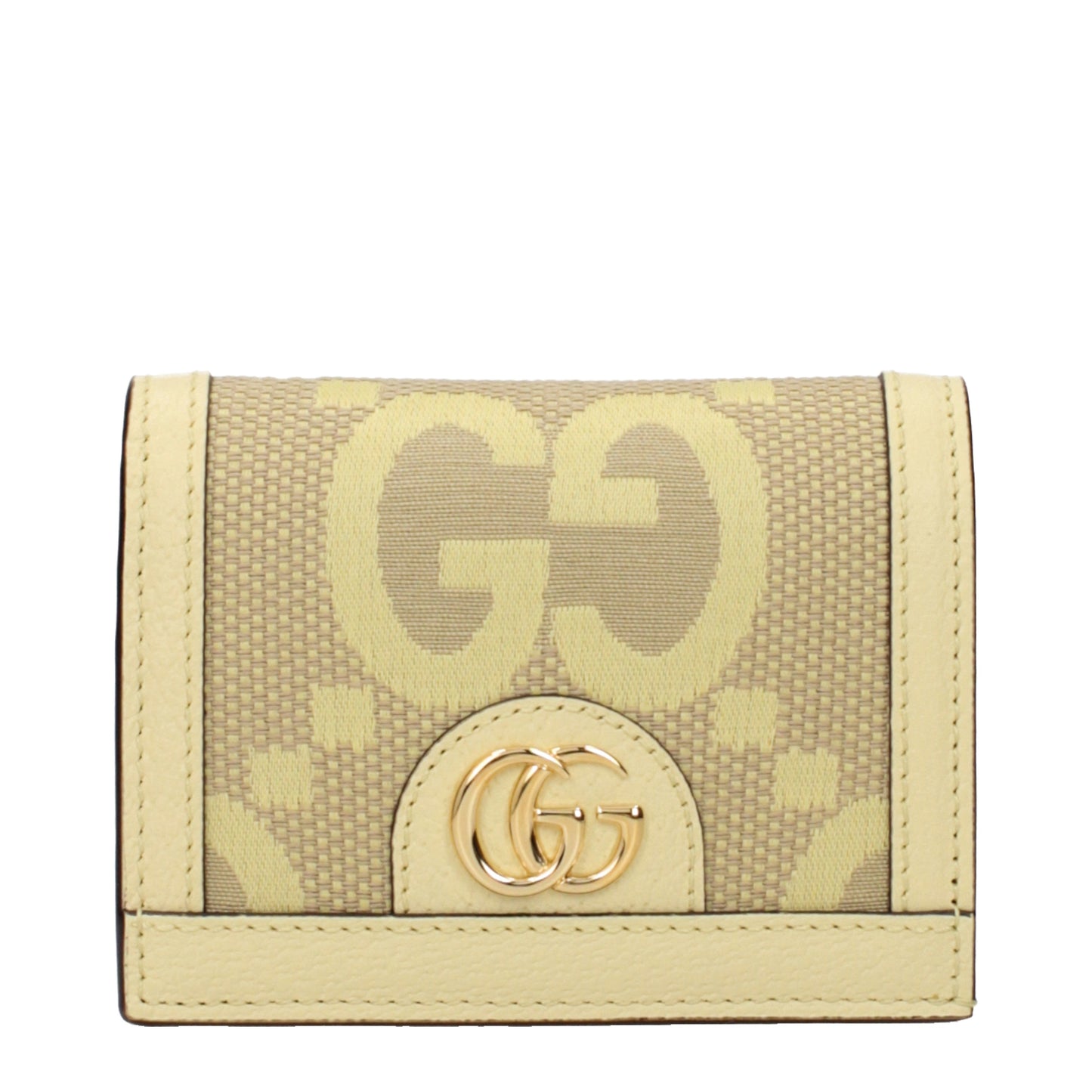 Gucci Women's Wallets Fabric Yellow