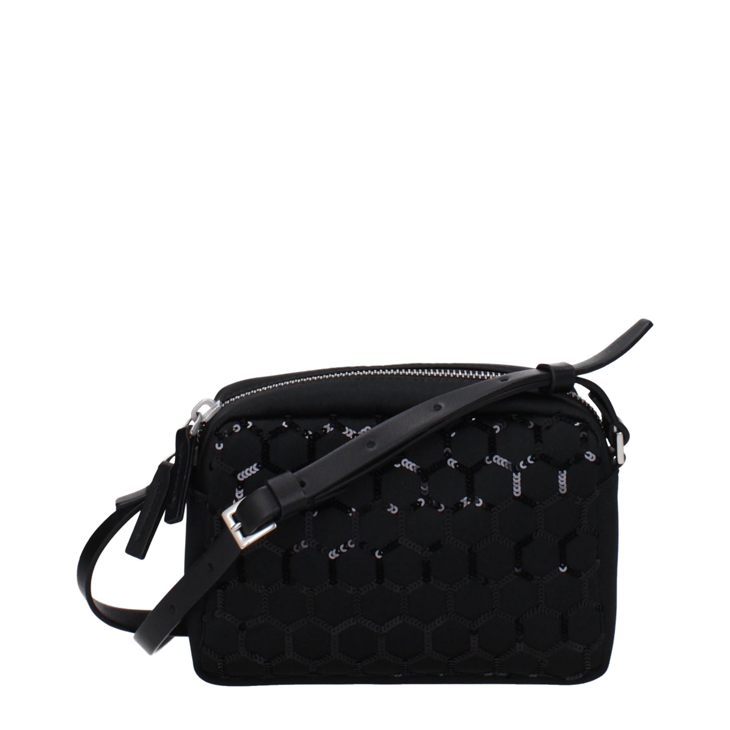 Fabiana Filippi Crossbody Bags Women Satin Black