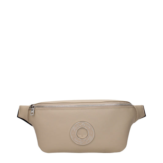 Karl Lagerfeld Backpacks and Bumbags Women Leather Beige
