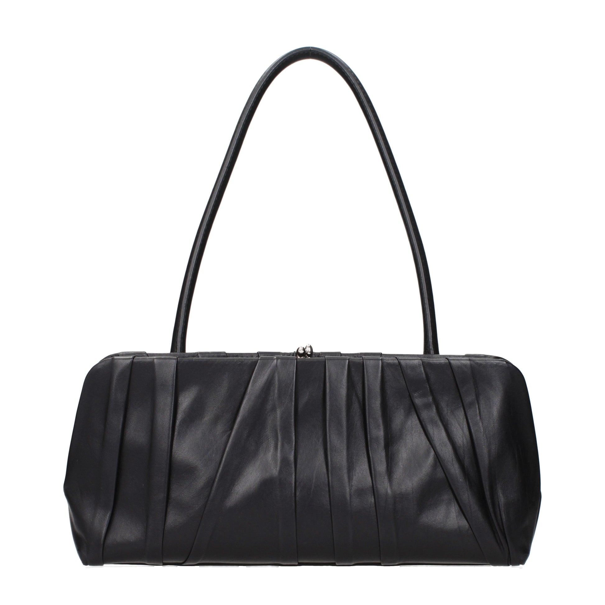 Jil Sander Shoulder Bags Women Leather Black