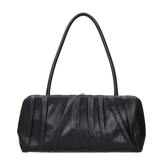 Jil Sander Shoulder Bags Women Leather Black