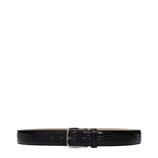 Orciani Belts Men Leather Black