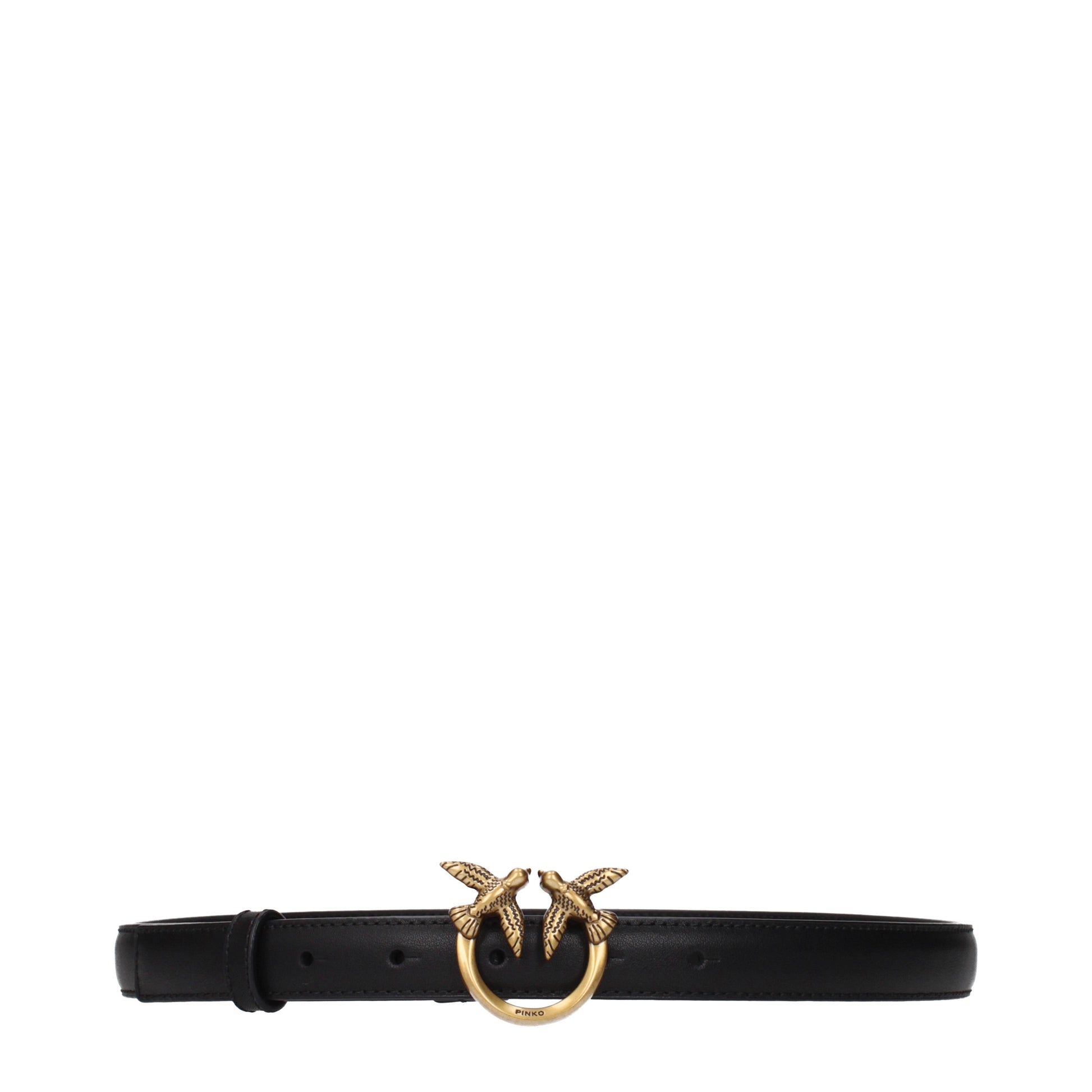 Pinko Belts Women Leather Black