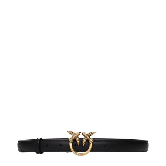 Pinko Belts Women Leather Black