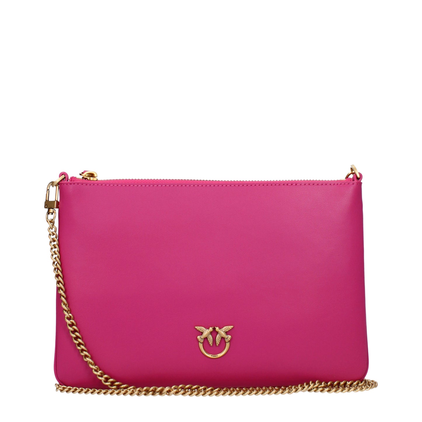 Pinko Crossbody Bags Women Leather Fuchsia