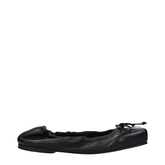 Jacquemus Ballet Flats Women Leather Black
