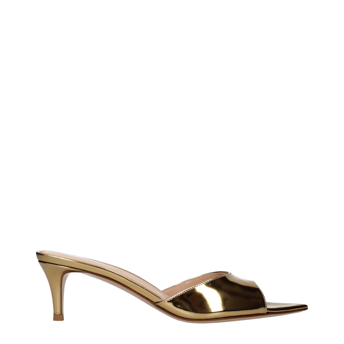 Gianvito Rossi Sandals Women Leather Gold