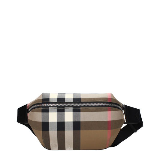 Burberry Backpacks and Bumbags Men Fabric  Beige/Black